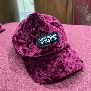 Velvet PINK baseball cap